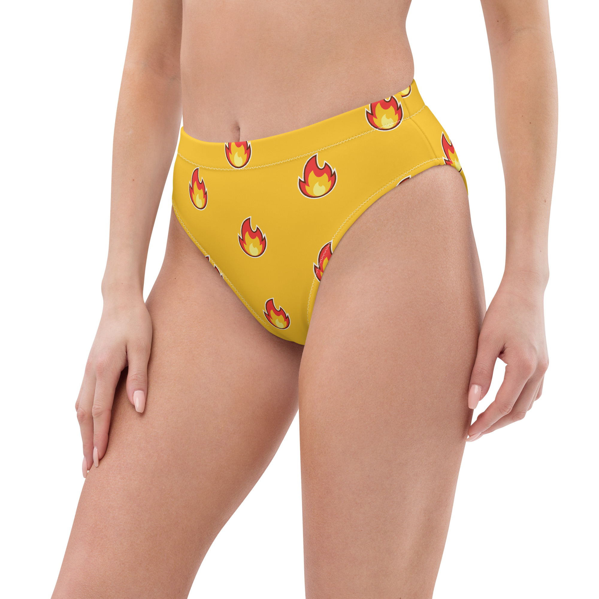 Recycled high-waisted bikini bottom - Image 4