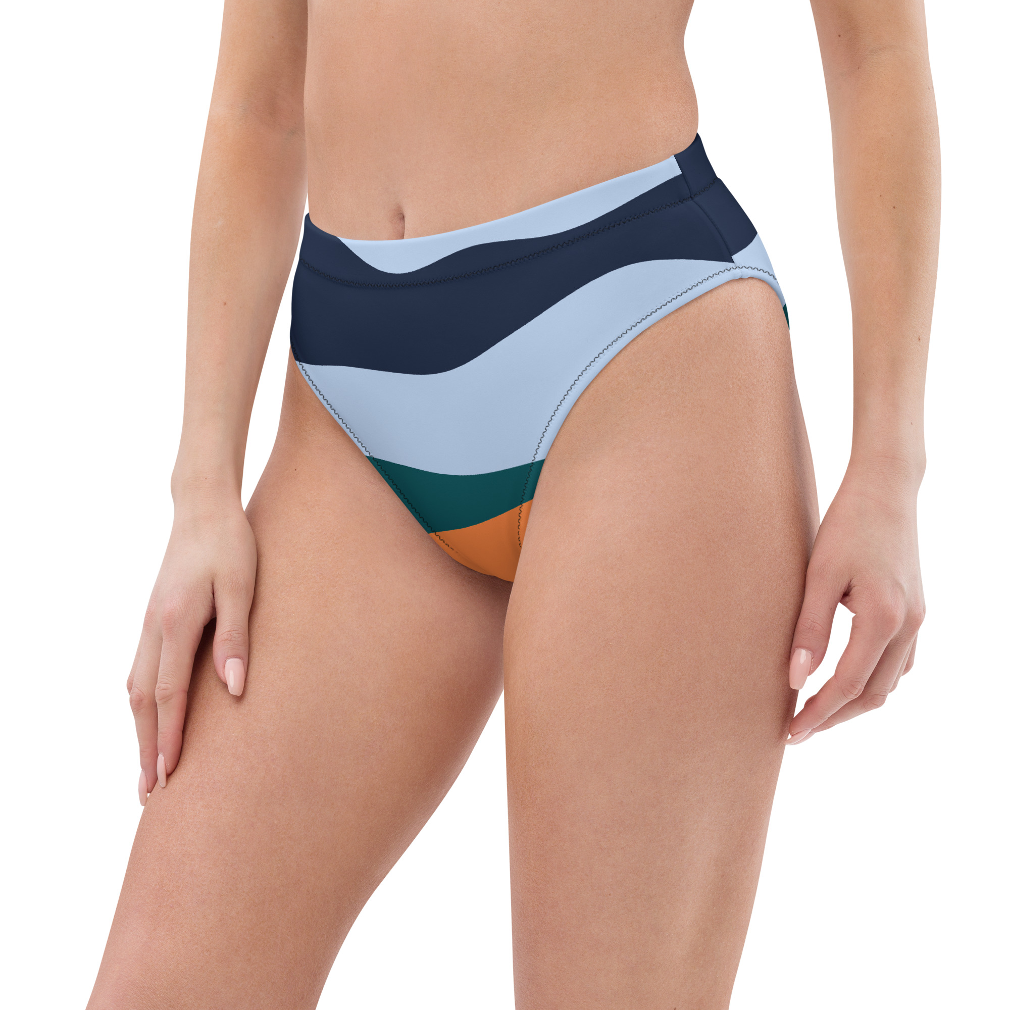 Recycled high-waisted bikini bottom - Image 3